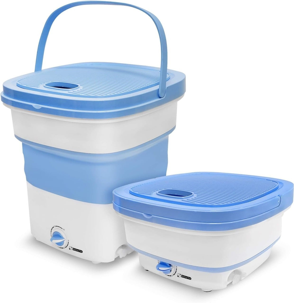 Portable Mini Foldable Washer and Spin Dryer Small Foldable Bucket